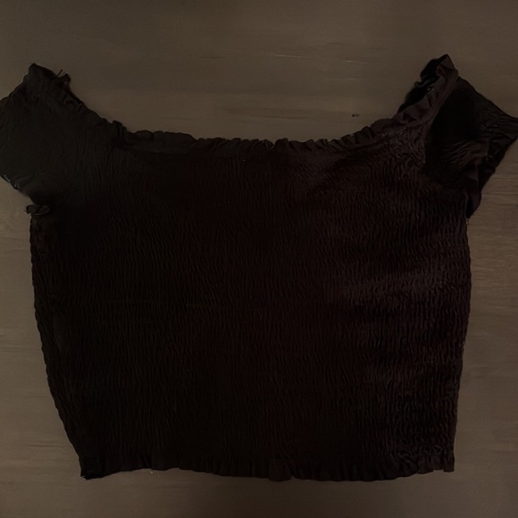 Capped sleeves crop top - Picture 3 of 3